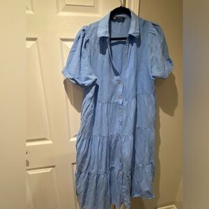 Zara linen/cotton dress